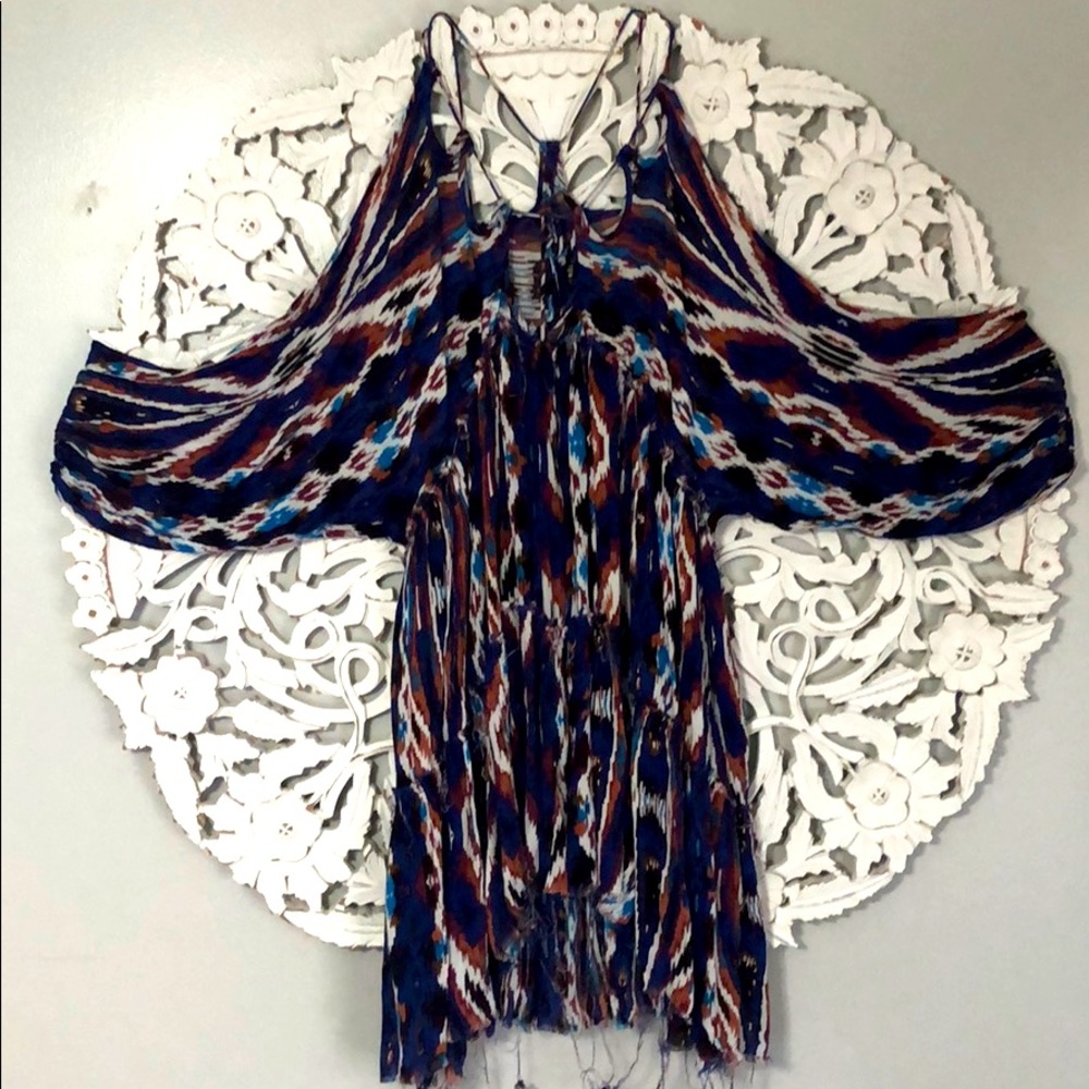 Free people monarch navy mini dress